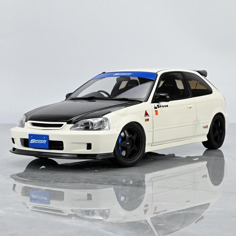 MotorHelix MH 1: 18 Honda Civic EK9 Spoon Alloy Full Open Car Model ผลิตภัณฑ์สําเร็จรูป