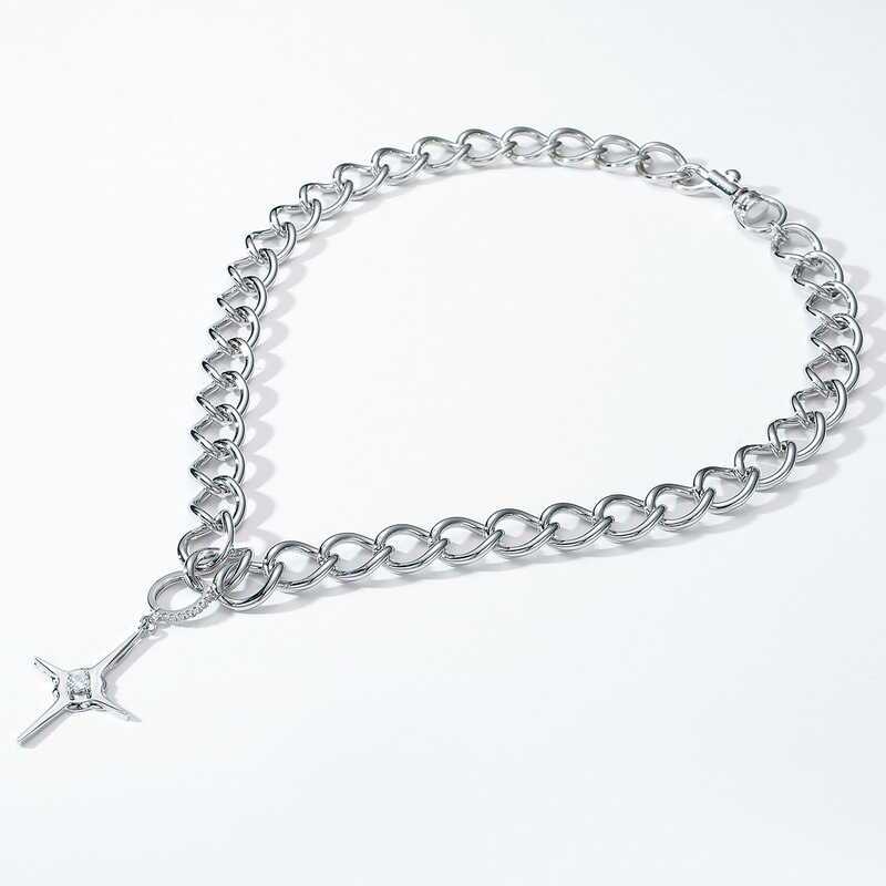 KVK สร้อยคอมาก.Match สไตล์ยุโรปอเมริกันใหม่ สร้อยข้อมือคลาวิเคิลสำหรับสุภาพสตรี