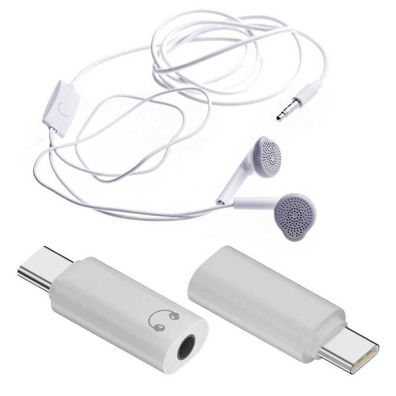 C Type C To 3.5Mm Audio Adapter Male To Female USB C To Aux Audio Dongle Cable Cord Earphone AUX Ad