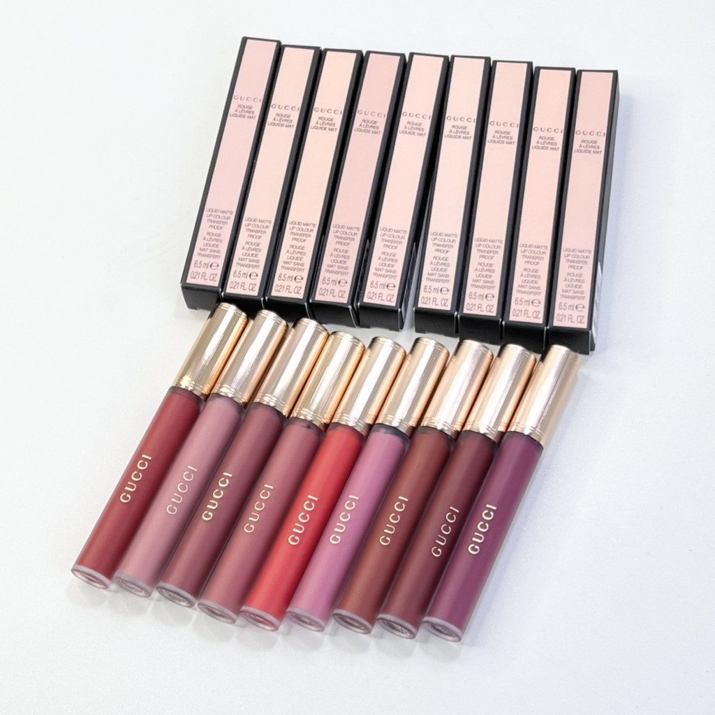 2025 แฟชั่น/25 มีมาตรฐานภาษาจีน✔Matte Lip Gloss 6.5ml Color No. 25 #, 114 #, 203 #, 208 #, 311 #, 41