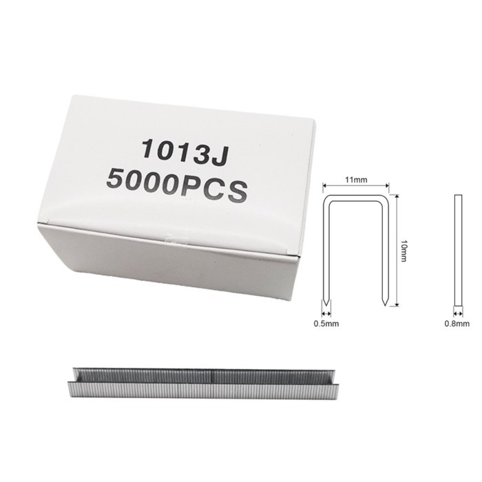 5000pcs 20Ga Air Stapler Gun Needle Crown 11mm Length 13mm Frame Staples Carpentry nails U-shape Na