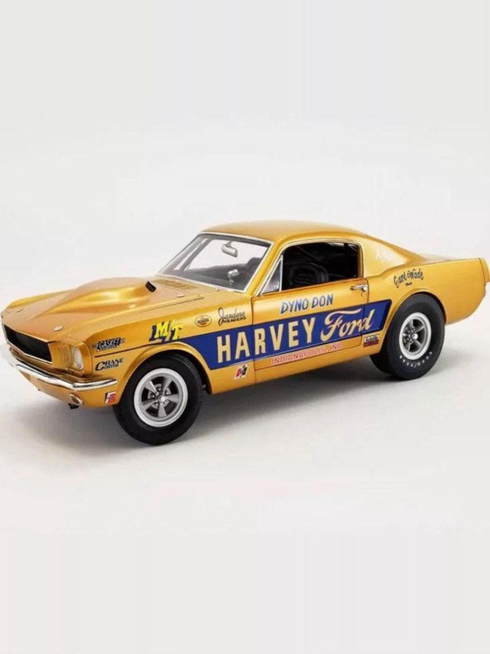 ACME 1 18 รถ Mustang Harvey Ford 965 Ford Mustang Straight Line Racing Model Out of Print Model