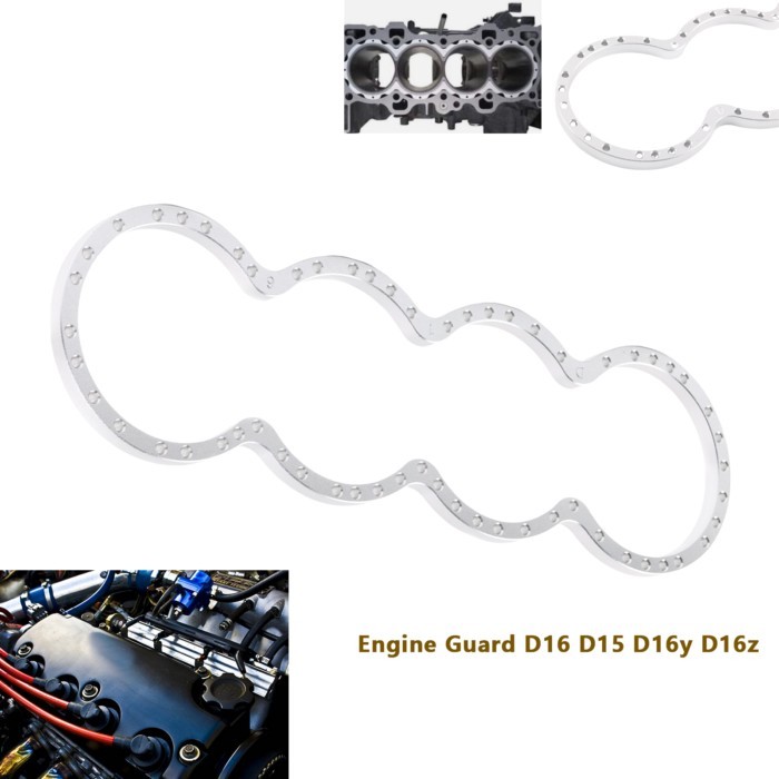 D-Series Engine Block Guard For Honda Civic  D15B D15B7 D16Z6  D16Y7 D16Y8 SOHC  engine Aluminum  r