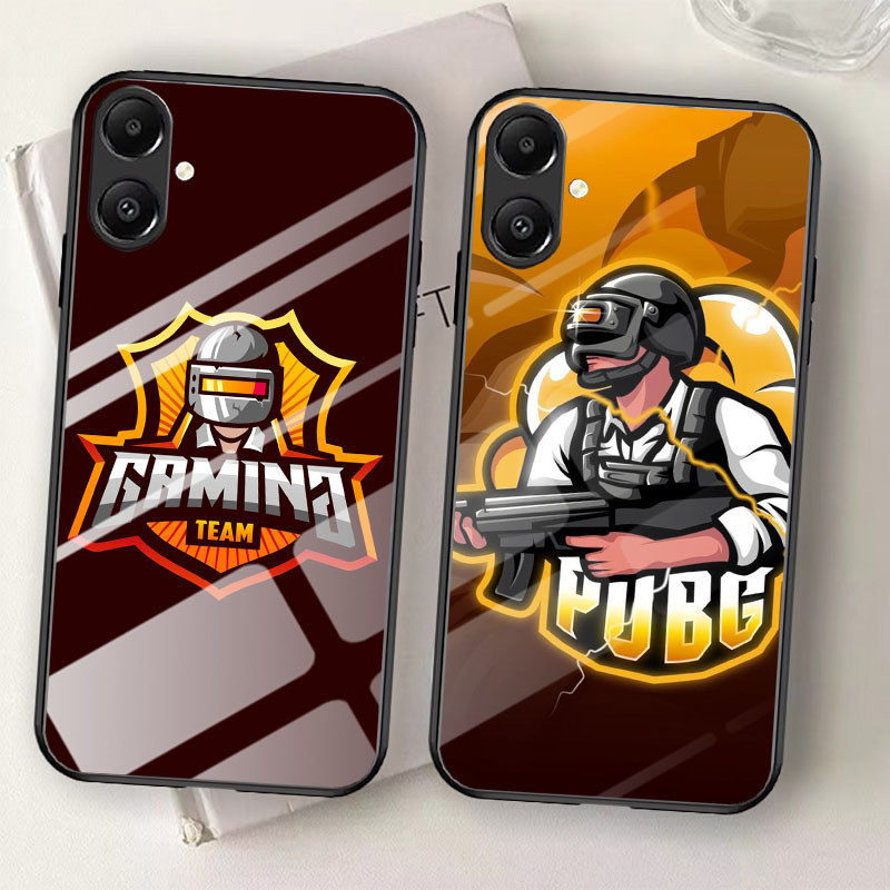 T-28 PUBG Roblox กระจกนิรภัยสําหรับ Samsung Core A04 M04 A03 F04 A05 A04e A06 5G กรณี
