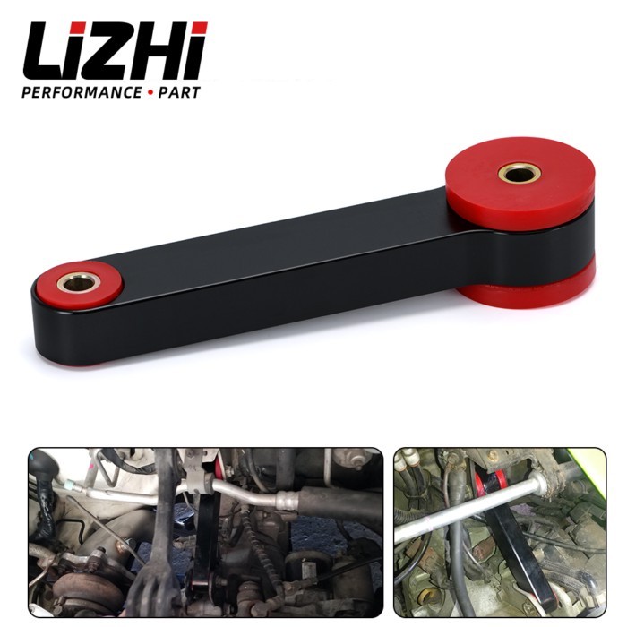 LIZHI RACING - Pitch Stop Mount BLACK FOR 93- 2017 Subaru Impreza WRX & STi Legacy & Forester LZ-PS