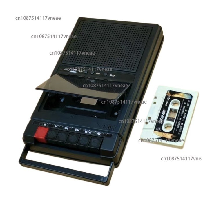 Portable Cassette Recorder Nostalgic Retro Portable Tape Player Walkie-Talkie Player Recorder and P