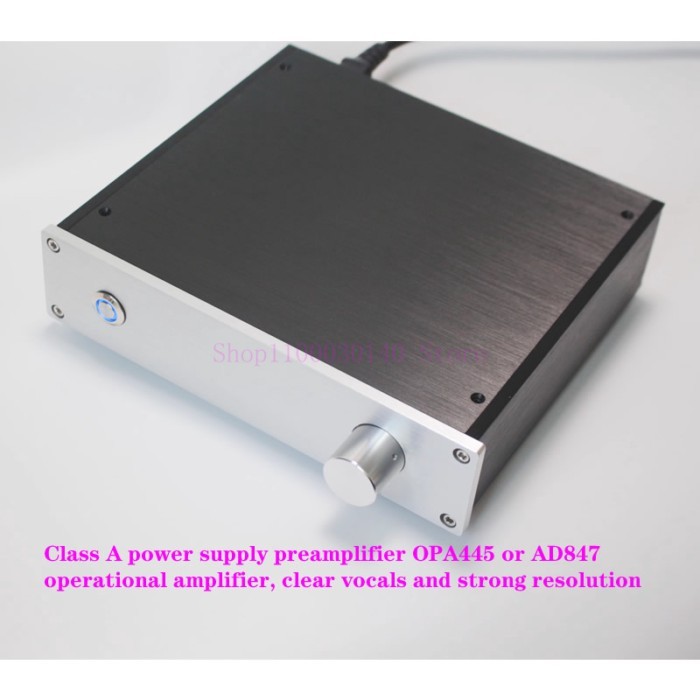 Class A power preamplifier OPA445 or AD847 or AD844 single op amp preamplifier, clear vocals and st