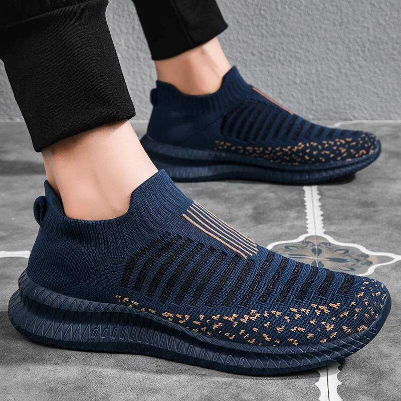ing Sock Shoes Fashion Casual Sneakers Breathable Sport Shoes Lightweight Men Sneakers Casual Shoes