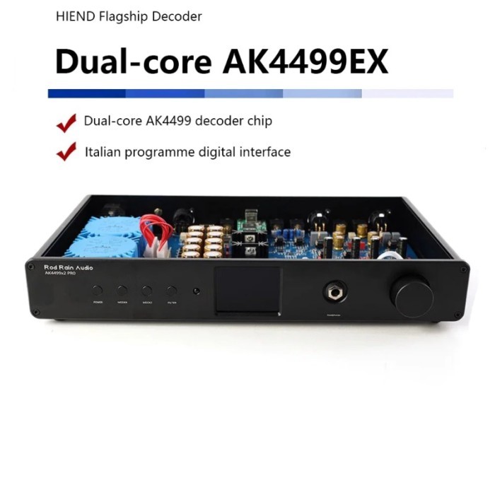 Signature Audio Decoder Dual AK4499EX DAC QCC3084 Bluetooth 5.4 HIFI Audio Decoder AMANERO USB Daug