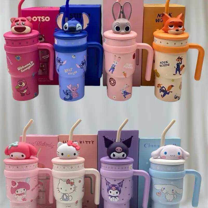 กระบอกน้ำ แก้วน้ำเก็บอุณหภูมิ ขนาด 700Ml. Sus316 ลายน่ารักมากๆค่ะ