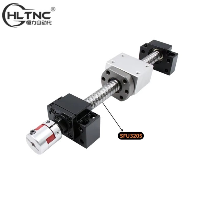 SFU3205 32mm C7 Rolled Ball Screw Set With BK25 BF25 Support Machined + DSG32H Nut Housing + D40 L6