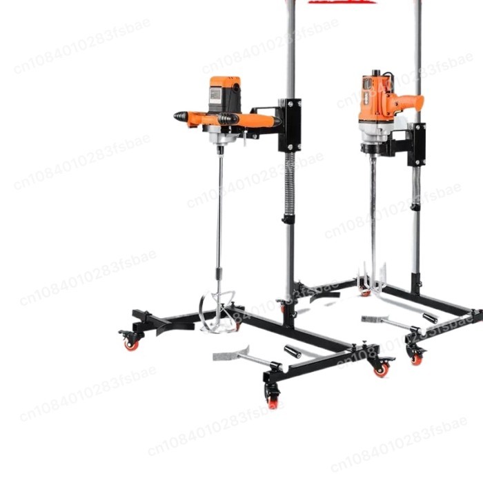 Mixer fixed frame mixing bracket steering wheel cement coating putty powder aircraft drill