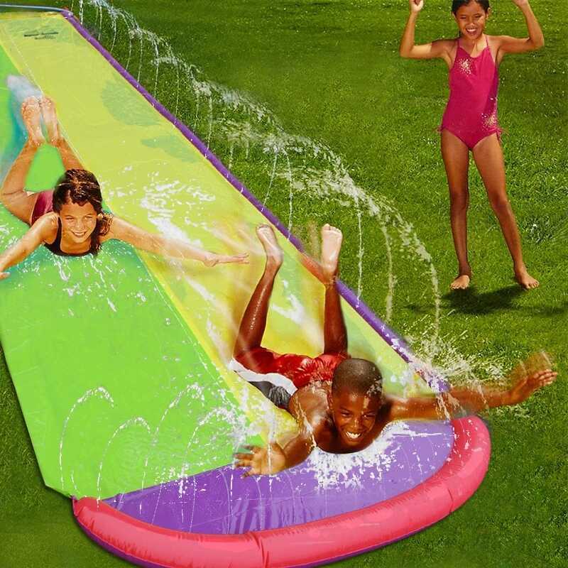 d Lawn Inflatable Toys Water Slide Summer Garden Water Toy Family Friend Interactive Sprinkle Water