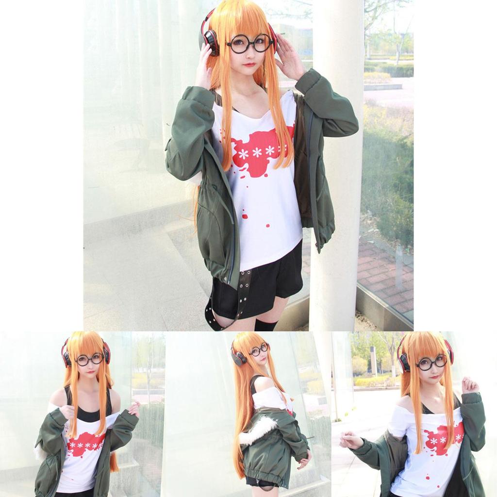 Persona 5 Sakura เสื้อเชิ้ต Afk คอสเพลย์เครื่องแต่งกายชุดเที่ยวบินเสื้อแจ็คเก็ตคอสเพลย์