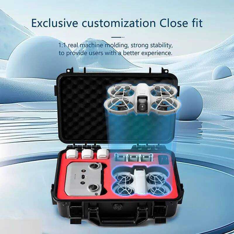 ▥ STARTRC สําหรับ Storage Case Hard Shell กล่องกันน้ํากระเป๋าเดินทางแบบพกพาสําหรับ DJI Neo Dron