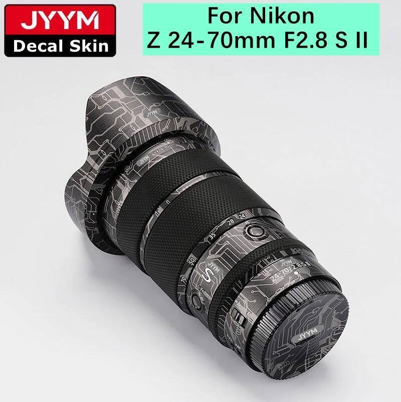 สติกเกอร์ที่กําหนดเองสําหรับ Nikon Z 24-70 มม.F2.8 S II กล้องรูปลอกผิวไวนิลห่อฟิล์มสําหรับ NIKKOR Z2