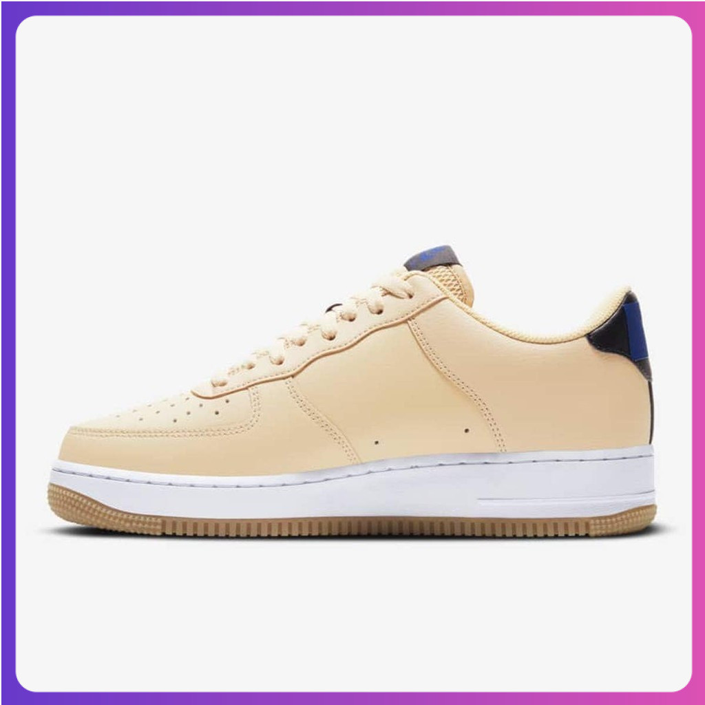 Hot Style Elegant Ready Stock 2025 รองเท้าผู้ชายสไตล์ใหม่ air Force 1 07 8 Sesame University Gold CT
