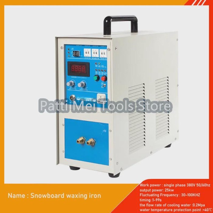25KW 30-100KHz High Frequency Induction Heater Furnace ZVS Induction Heater Silver Gold Melting Fur