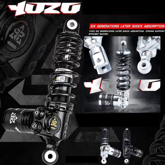 270-335MM YOZO Damping Rear Shock Absorber for Niu N1S/U3 Ninebt M95C/MZ MIX/E80C AE4/5 Universal M