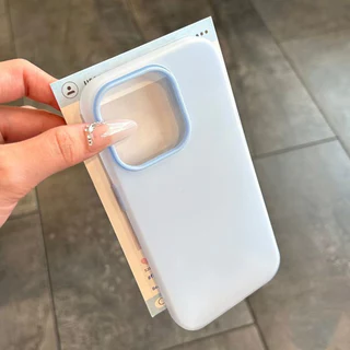 Case for iPhone 11 17 12 13 16 14 Pro Max 15 16 7 14 8 Plus XS X XR Max Advanced Simple Fresh Color 2 in 1 Soft Cover