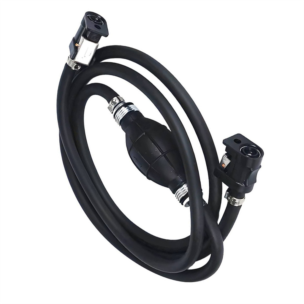 Marine Outboard Motor Boat Tank Fuel Gas Hose Line 5/16" 6.8FT fit สําหรับ Parkson Mariner Johnson