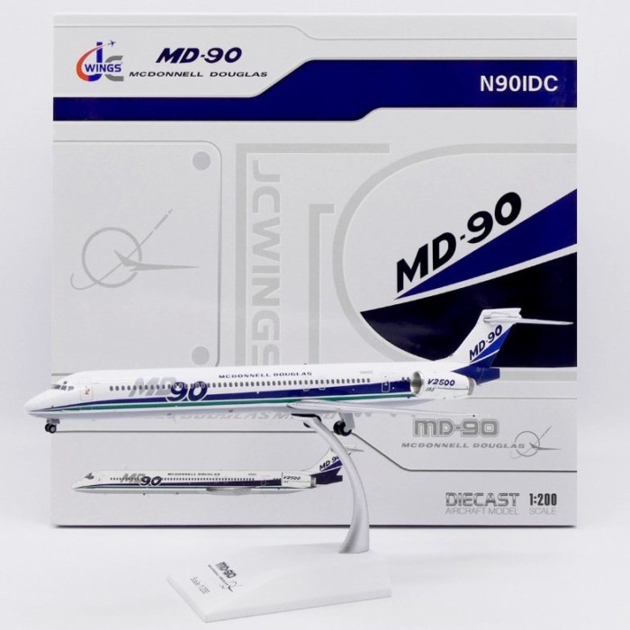 ตอนนี้ JC Wings 1: 200 Mai Dao Original Model MD-90 N901DC เครื่องบินรุ่น Douglas Out of Print Car M