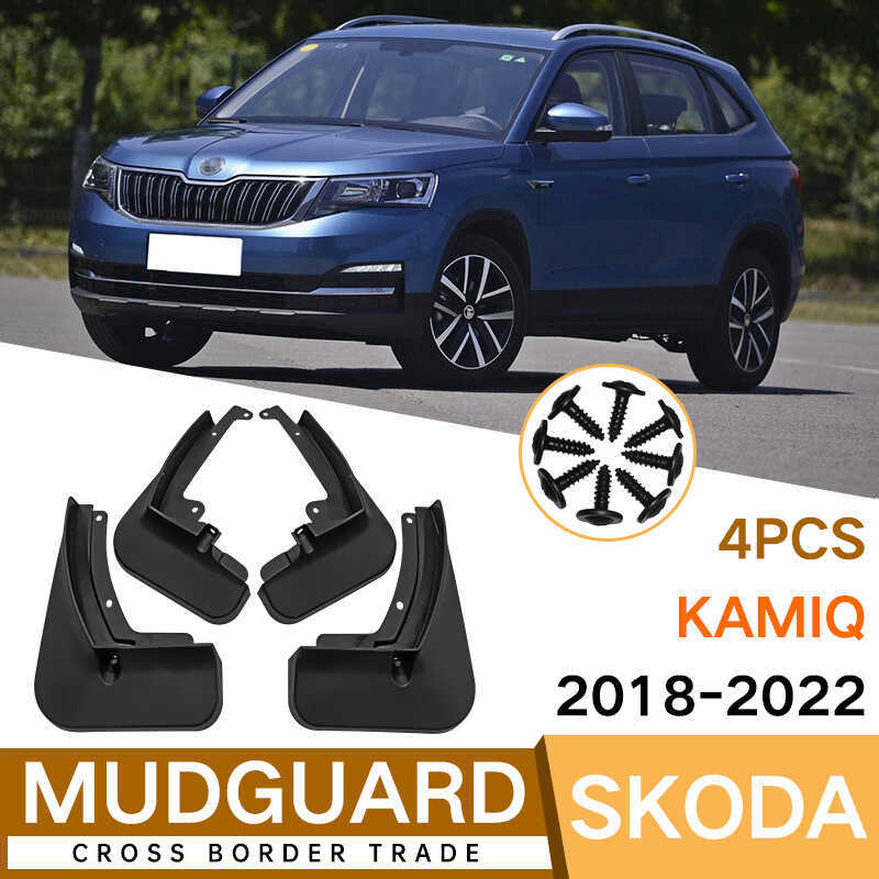 เหมาะสําหรับ Skoda Kamiq 2018-2022 Kamiq บังโคลนรถการค้าต่างประเทศบังโคลน Piwa