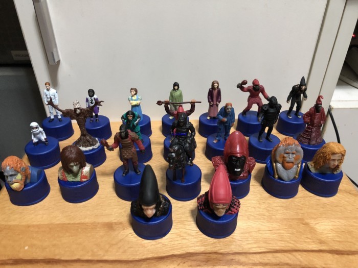 Apes Planet/The Apes Rise Planet Of The Apes Pepsi Bottle Cap Capsule Toy Series ยี่ห้อใหม่คลังสินค้