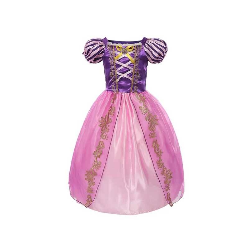 ▥ Girls Jasmine Elf Dress Kids Cosplay Fancy wers Christmas Birthday Costume Carnival Disgui