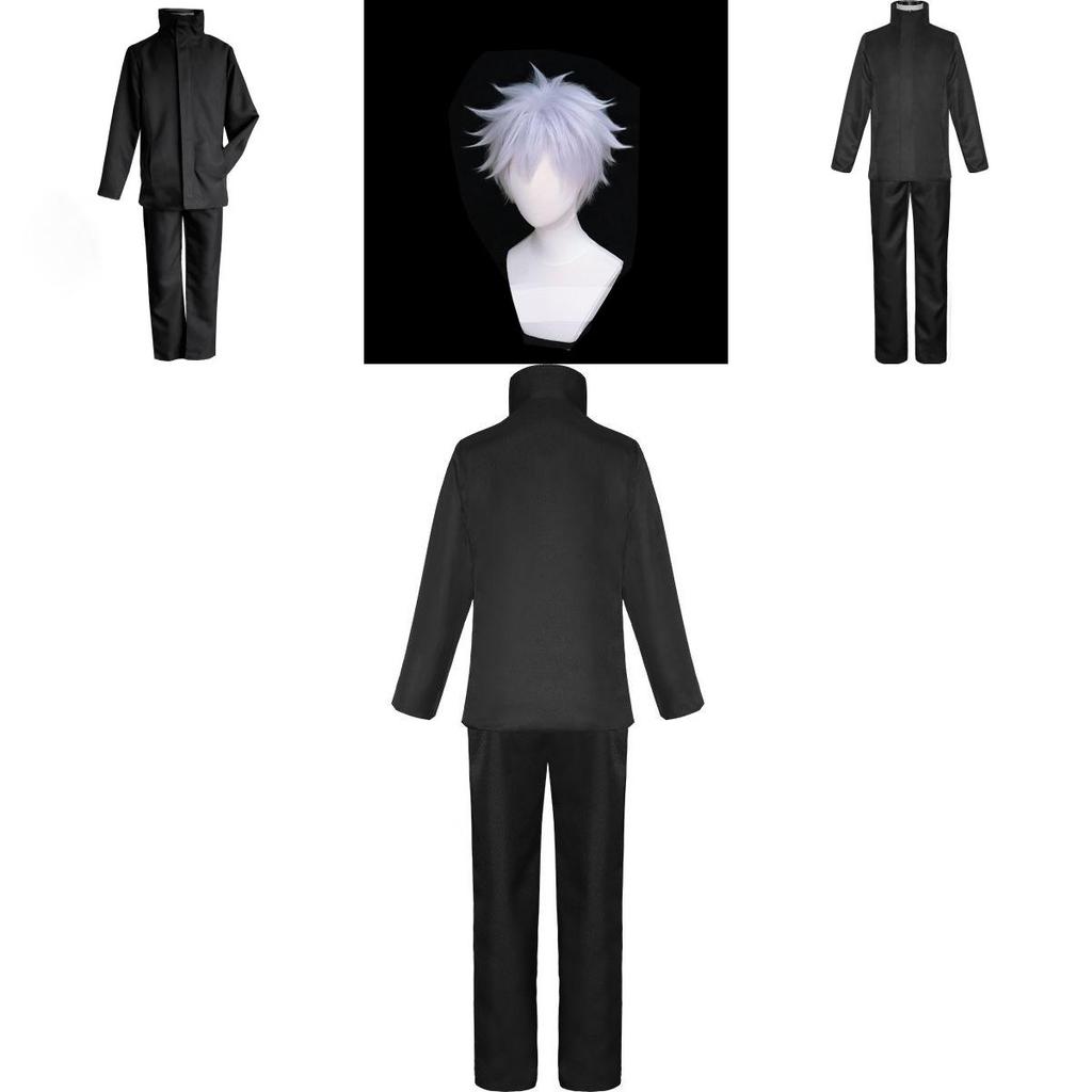 Kaizen Gojo Satoru ชุดคอสเพลย์สำหรับผู้ชาย พร้อมวิกผมสังเคราะห์