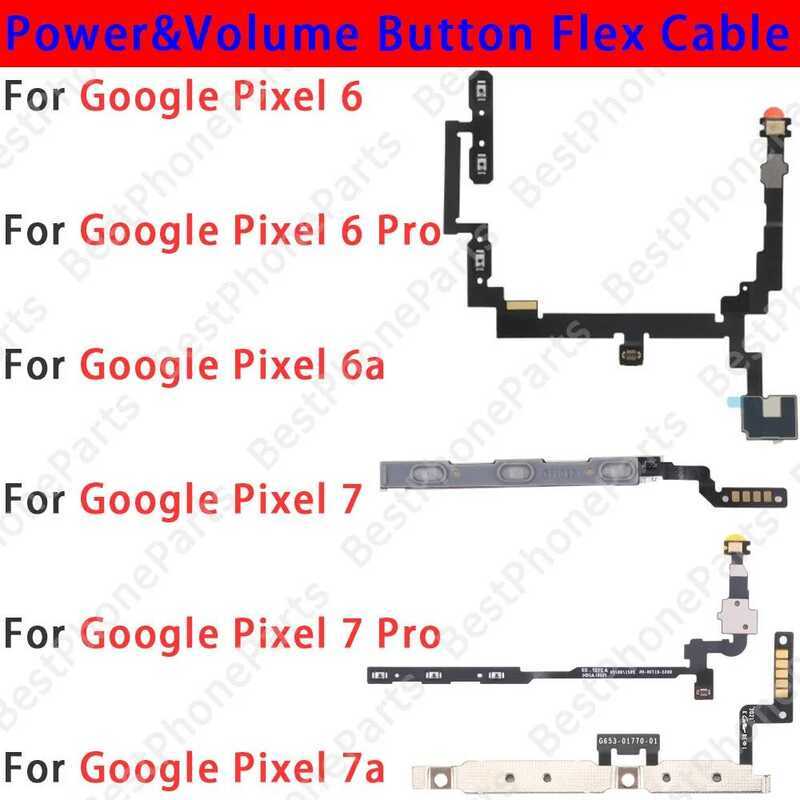สำหรับ Google Pixel 6 7 6a 7a Pro Pixel6 Pixel6a Pixel7 Pixel7a 7Pro ปุ่มด้านข้าง สวิตช์ปรับระดับเสี