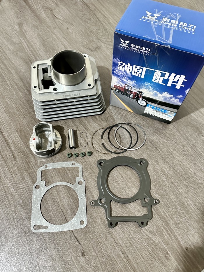 Zongshen CB300RL cylinder sleeve piston diameter 75mm ZS175FMN pistonbig bore kit 300cc 169fmm 75mm