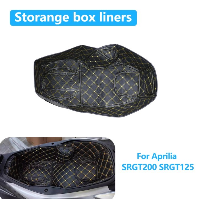 For Aprilia SRGT 200 125 SRGT200 SRGT125 SR GT Motorcycle Rear Trunk Inner Cushion Seat Bucket Stor