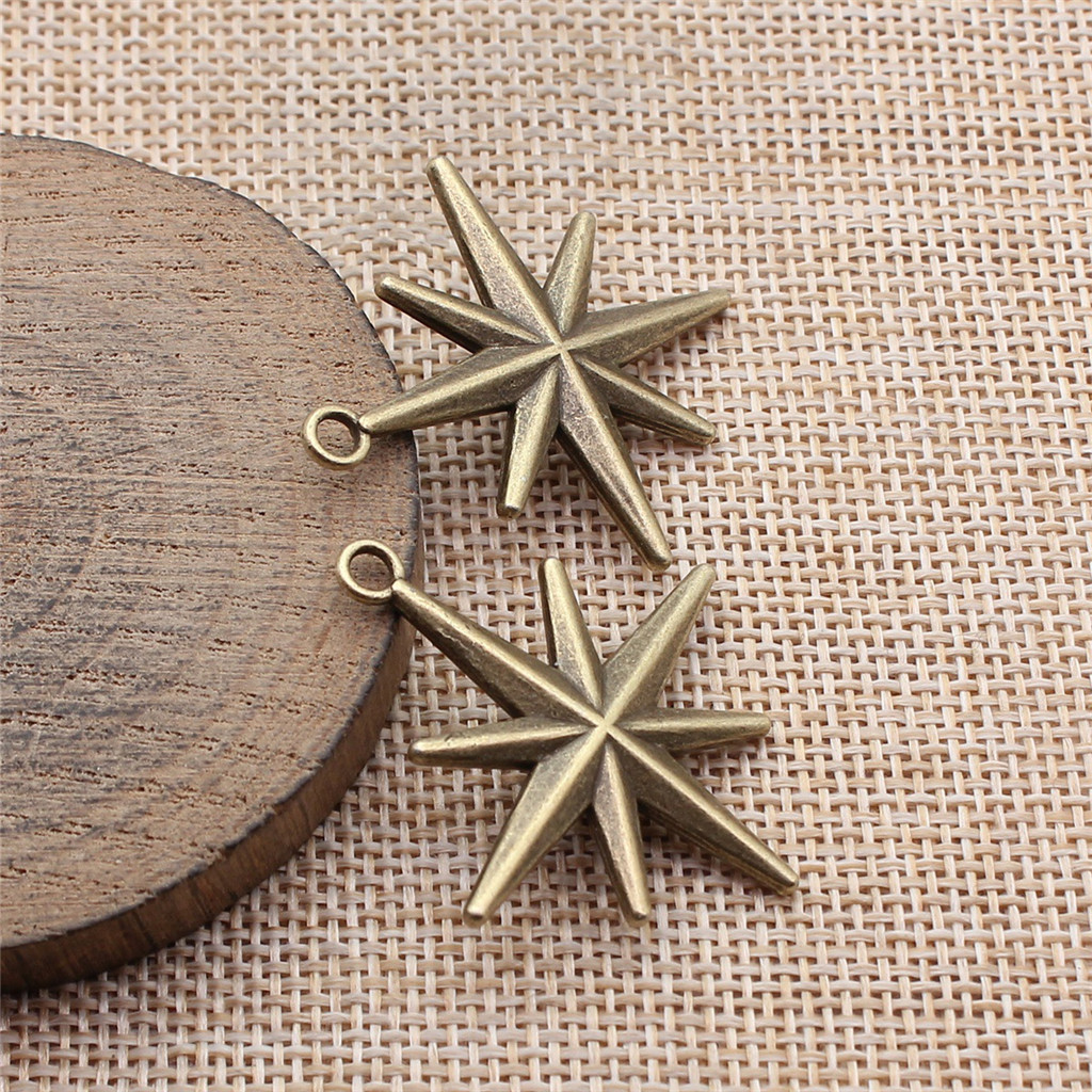 Sunburst Star Ray Charms Starburst จี้สําหรับ DIY Wind Chime Dangle ต่างหูสร้อยข้อมือเครื่องประดับทําผลการค้นหาสําหรับ