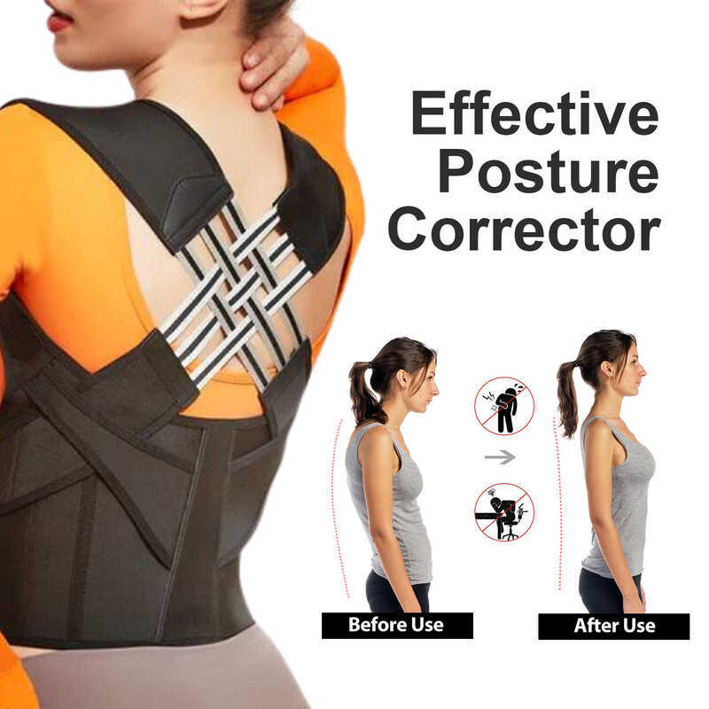 ผู้ใหญ่ชายหญิงผู้ใหญ่ Posture Corrector ที่มองไม่เห็นเปิดไหล่ Back Posture Corrector
