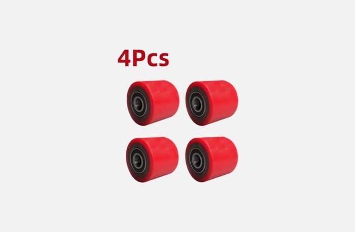 1Set (4pcs) Forklift Hydraulic Pallet Truck Wheels Hand Pallet Truck Wheel 80*60mm