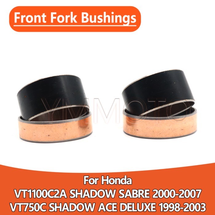 For Honda VT750C SHADOW ACE DELUXE VT1100C2A SHADOW SABRE Front Fork Bushings External Guide Rails