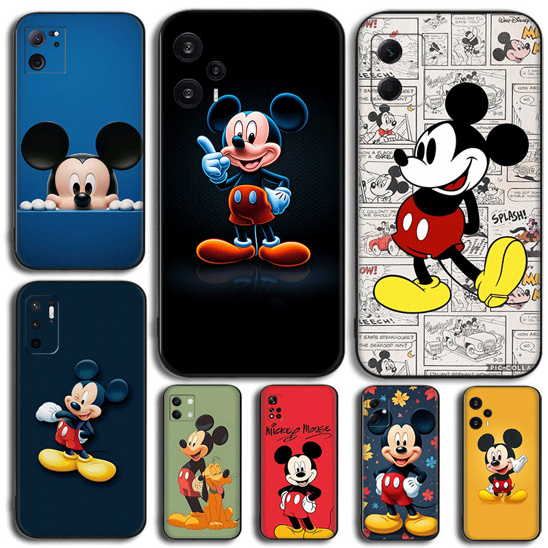 สําหรับ Redmi K20 Pro K50 Gaming K60 K70PRO K40 Pro A3X ป้องกันซิลิโคน soft shell TPU น่ารัก Mickey 
