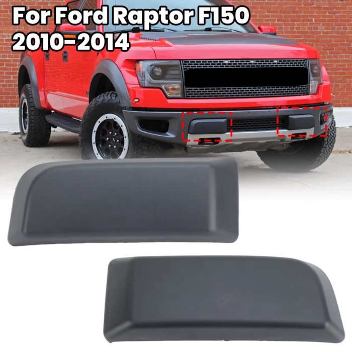 Front Lower Bumper Hole Cover For Ford F150 SVT Raptor 10-2014 AL3Z17E810A AL3Z17E811A Beze Lid Cap