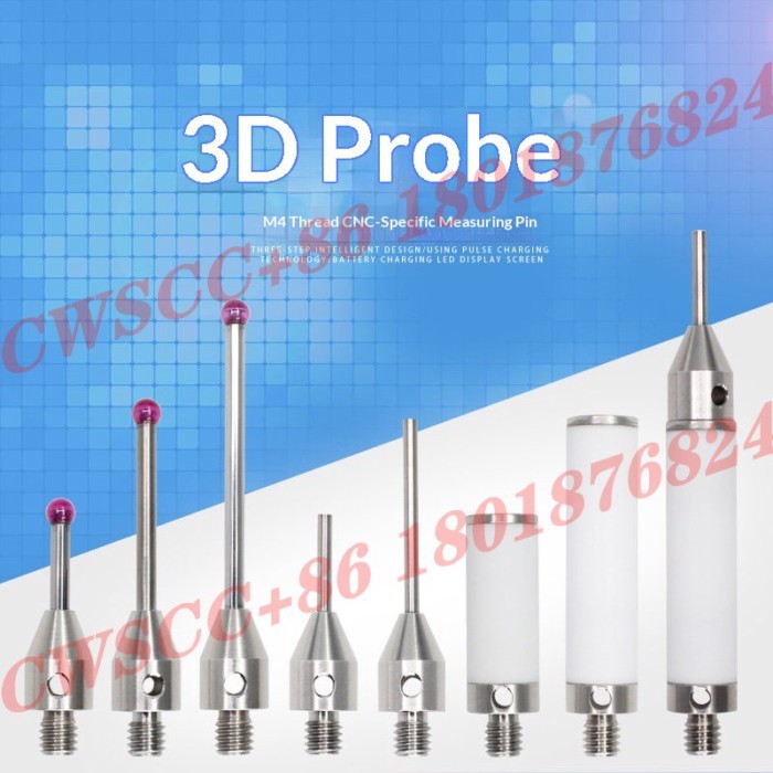 3D Coordinate Measuring Machine Probe, Tungsten Carbide Probe, Ruby Probe, CNC Machine Tool Dedicat