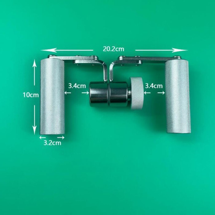 Adjustable Resistance Wrist Rotator Forearm Exerciser 360° Rotation Portable Fitness Tool Stainless