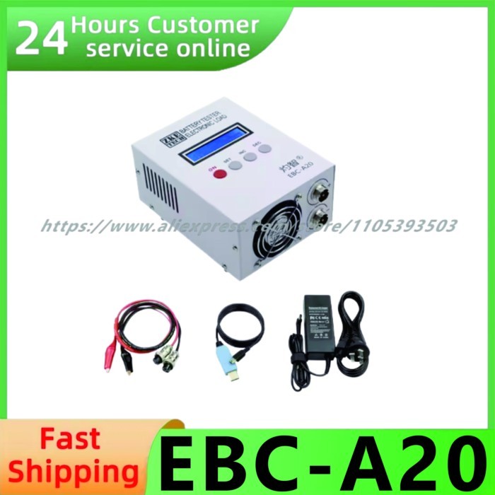 EBC-A20 Battery Tester 30V 20A 85W Lithium Lead-acid Batteries Capacity Test 5A Charge 20A Discharg