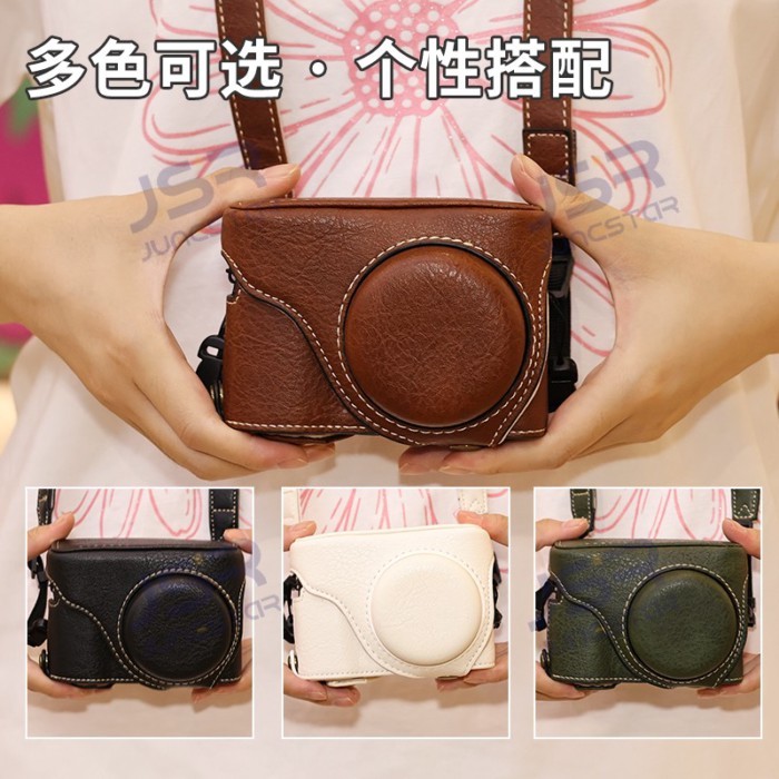 เคสป้องกันกล้อง เหมาะสําหรับ Panasonic Lumix ZS99 Tz99 เคสหนังพิเศษกระเป๋ากล้อง Panasonic เคสป้องกัน