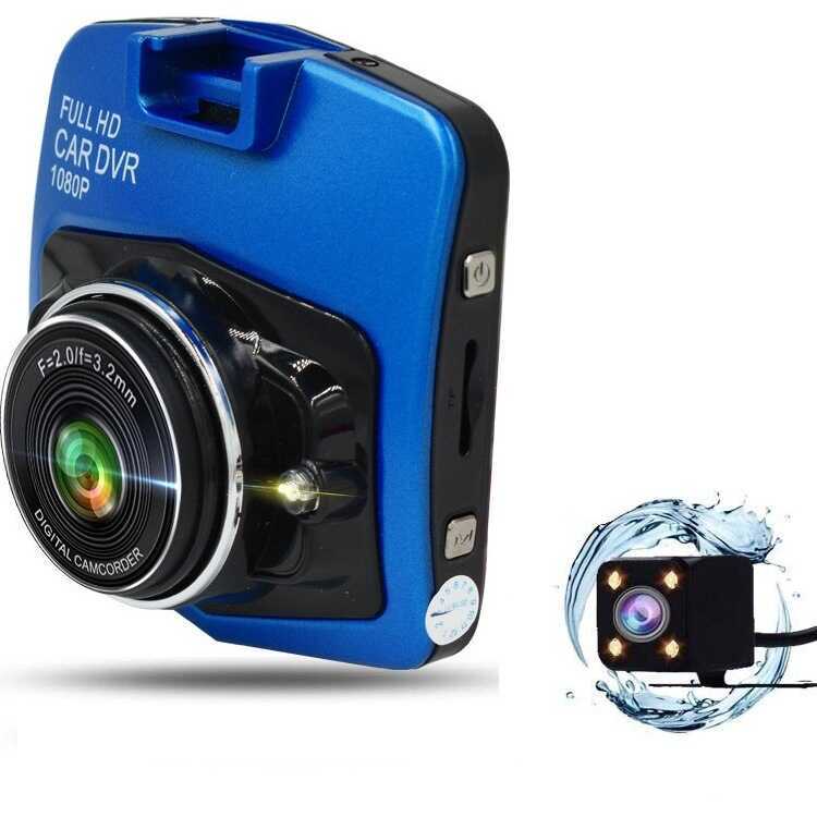 Shield HD Dual-Lens Driving Recorder E-Commercial Reversing Video 8 ซม. Screen Loop Video