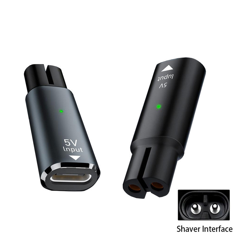 5V Type-C เครื่องโกนหนวดอะแดปเตอร์ Charger Converter สําหรับ OneBlade QP2724 QP2834 QP1424 QP1924 QP