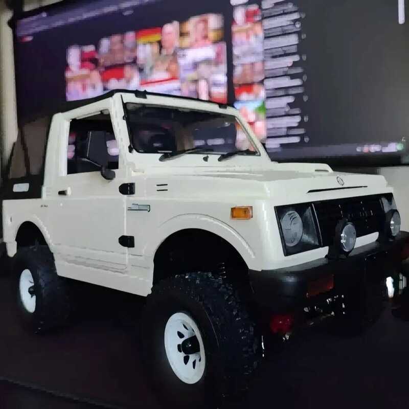 WPL RC รถ C74-1 2.4G 1/10 Suzuki Jimny JA11 รีโมทคอนโทรลปีนเขารถออฟโรด 4WD รุ่นดัดแปลงของเล่น C64 C2