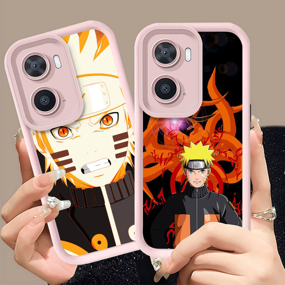 Q-2 Naruto ขาวดำเคสโทรศัพท์หรับ VIVO IQOO Z7i Y01A Y02S Y15S Y15A Y16 Y01 ปกสีชมพู