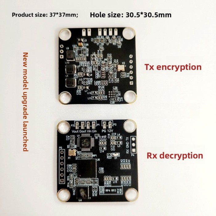 Full-band Encryption Decryption Module FPV TX RX for Drone FPV Racing