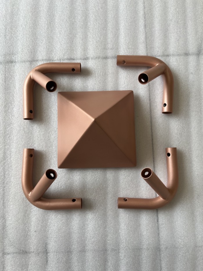 Pure Copper Pyramid Meditation Sacred Geometry Energy Tower for Yoga, Mindfulness, Chakra Balancing