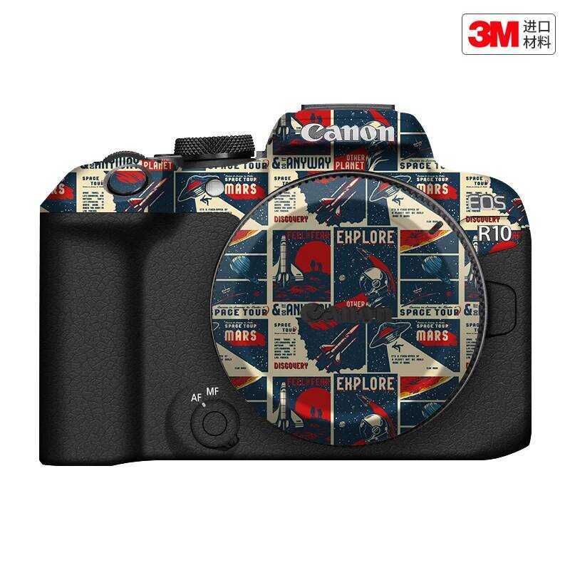 เหมาะสําหรับ Canon EOS R10 Body ฟิล์มป้องกัน Canon r10 กล้องสติกเกอร์สติกเกอร์สี 3M